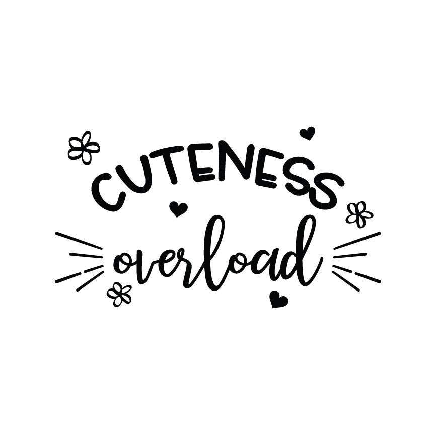 Cuteness overload or cuteness overloaded?