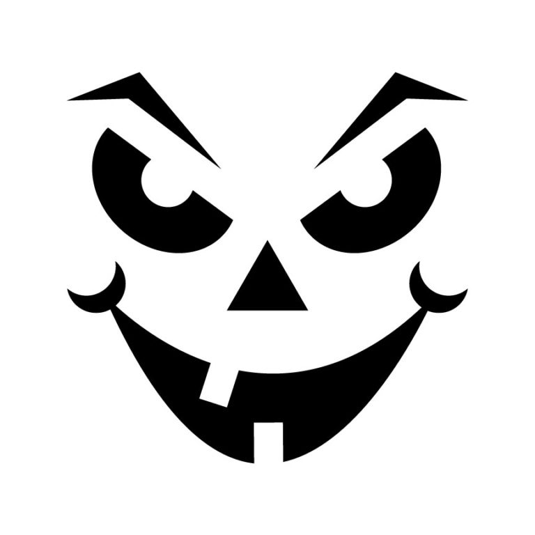 Evil Pumpkin Face - Crafty Canada Studio