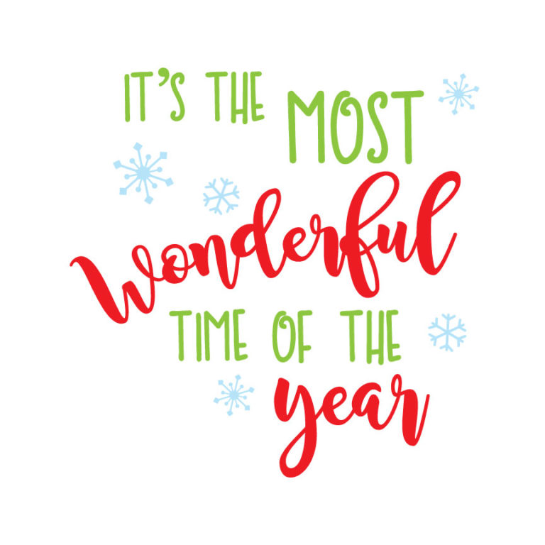 It's The Most Wonderful Time Of The Year SVG : Crafty Canada Studio