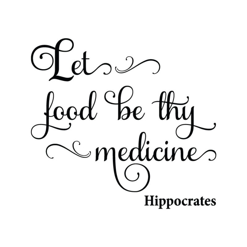 Let Food Be Thy Medicine SVG
