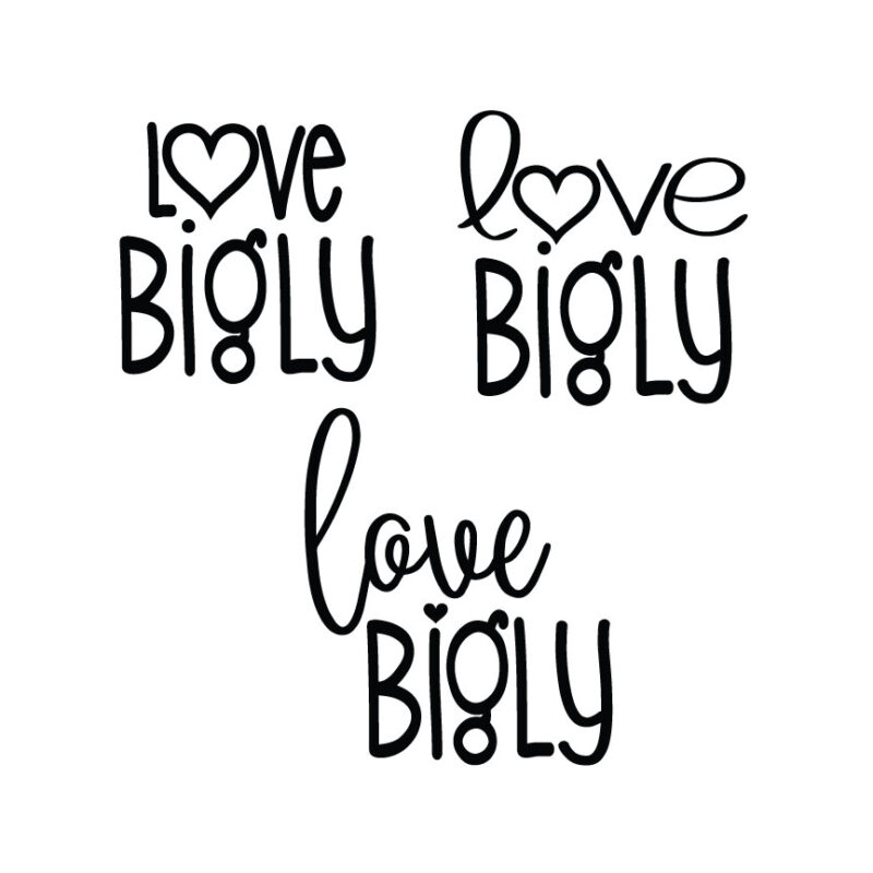 Love Bigly - Set Of 3
