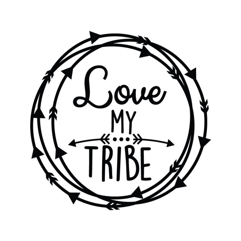 Love My Tribe SVG
