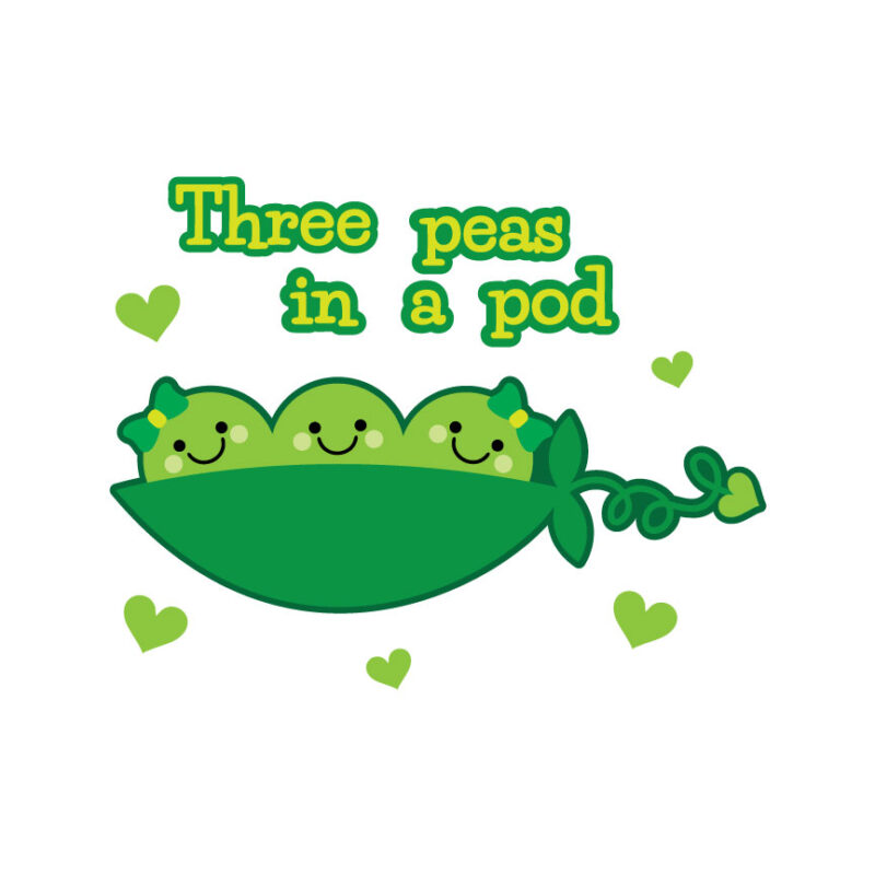 Three Peas In A Pod SVG