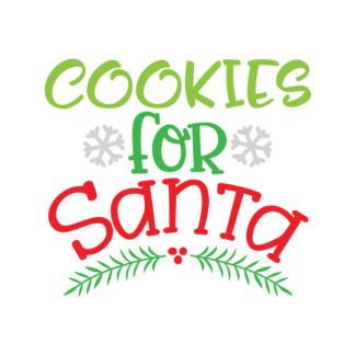 Cookies For Santa SVG