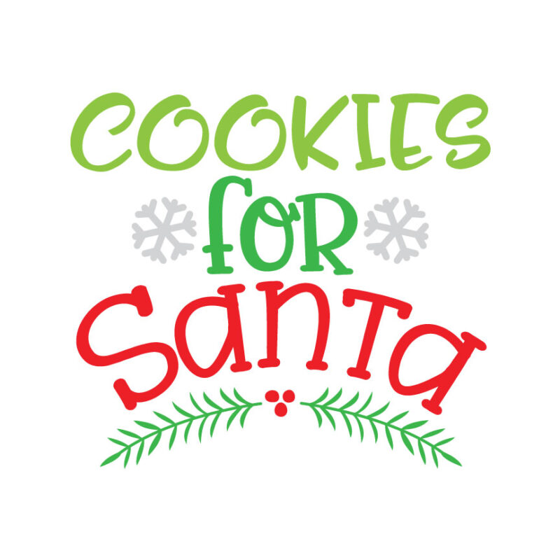 Cookies For Santa SVG