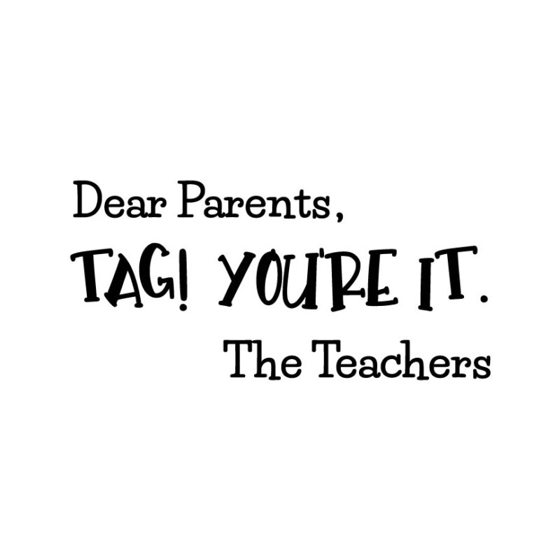 Teacher Quote Tag You're It SVG