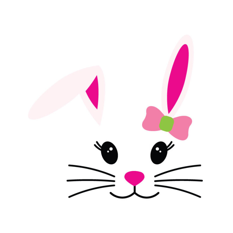 Girl Bunny SVG