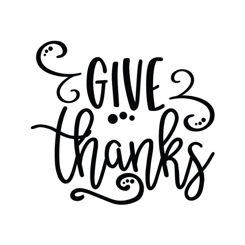 Give Thanks SVG