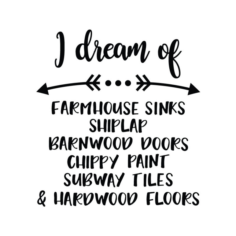I Dream Of Farmhouse Sinks