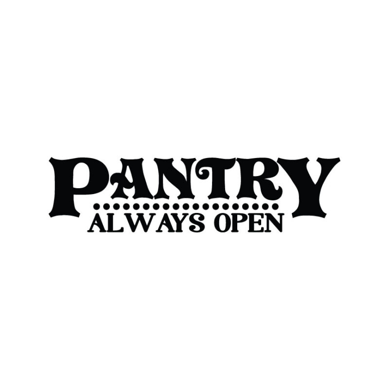 PANTRY Always Open SVG
