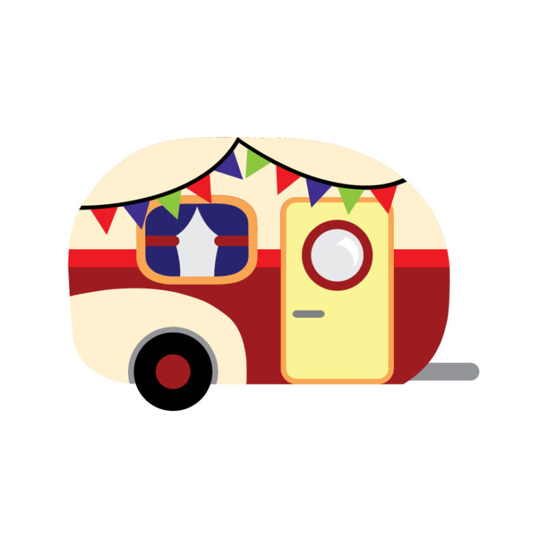 Travel Trailer SVG