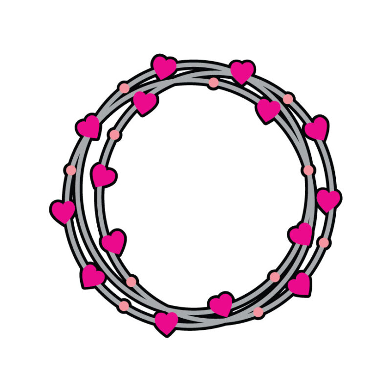 Valentine's Day Wreath