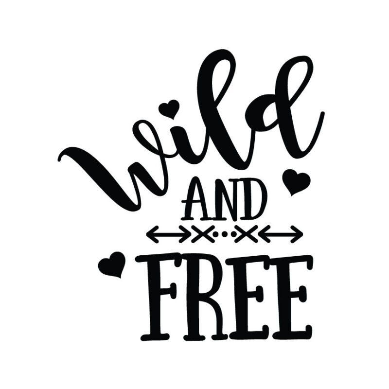 Wild And Free SVG