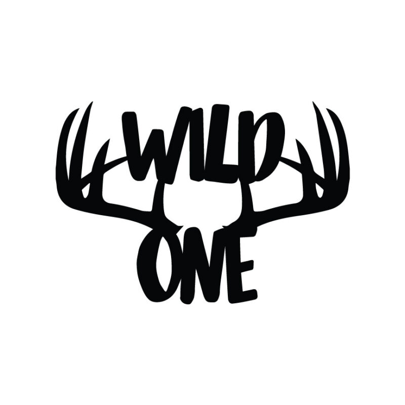 Wild One Antlers SVG
