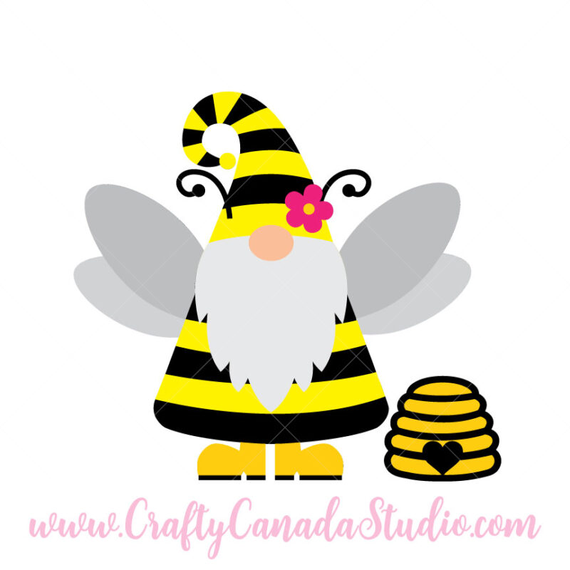 Nordic Gnome Bumble Bee SVG