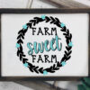 Farm Sweet Farm with Wreath SVG - Image 2