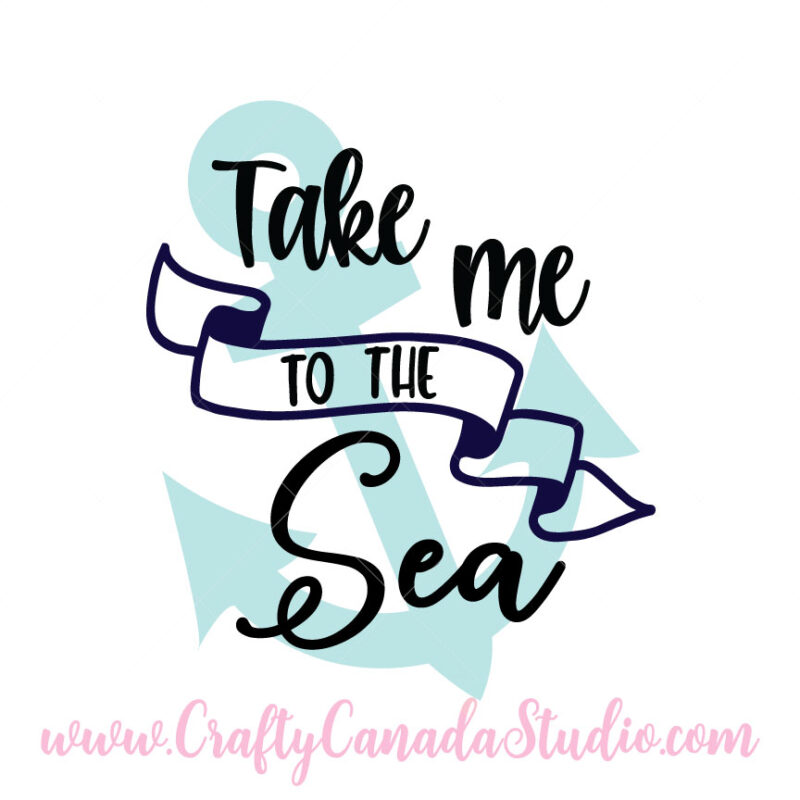 Take Me To The Sea SVG