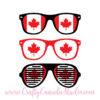 Canada Day Sunglasses SVG