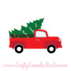 Vintage Christmas Truck SVG - Image 2