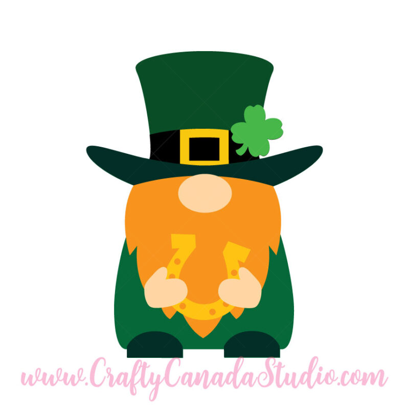 St. Patrick's Day Gnome SVG