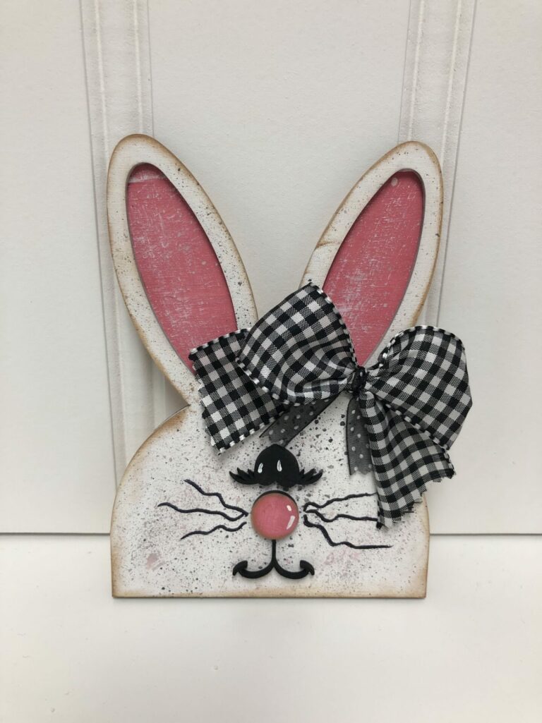 Bunny Shelf Sitter SVG - Crafty Canada Studio