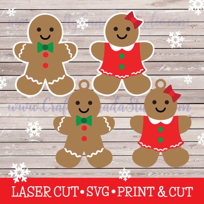 Gingerbread Man SVG