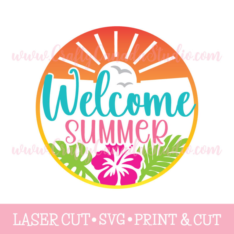 Welcome Summer SVG
